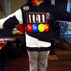 NEW MM'S NASCAR JACKET/WINDBREAKER